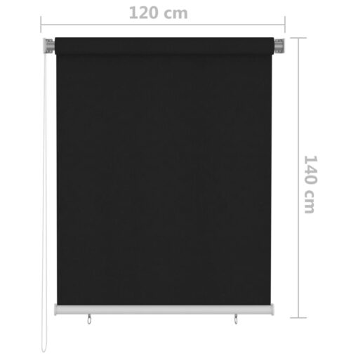 väliruloo 120 x 140 cm, must - Image 6